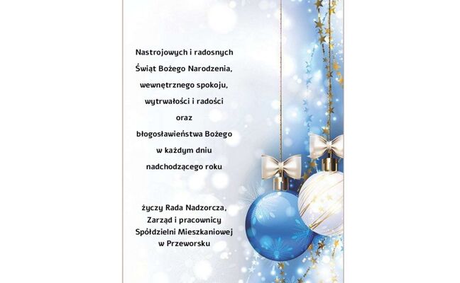 Życzenia świąteczne