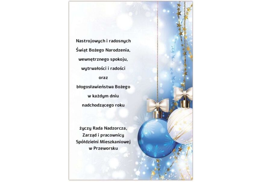 Życzenia świąteczne