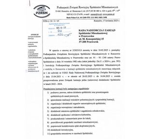 List polustracyjny